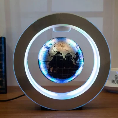 Magnetic Levitating Globe LED Lamp — Floating World Map Rotating Ornament | Novelys