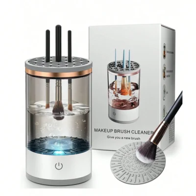 Electric Makeup Brush Cleaner Machine — Fast & Automatic | Deep Clean | Professional Beauty Tool