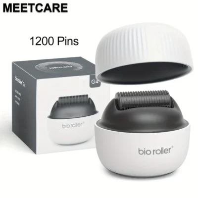 Original Bio G4 Derma Roller Microneedle 1200pin Titanium Needle for Beard Hair Growth Anti Acne Scar Wrinkle Beauty Dermaroller