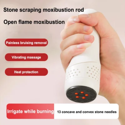 Multi Functional Handheld Moxibustion Stick Set with Bianshi Moxibustion Device for Beauty and Massage Moxibustion Gua Sha Spa