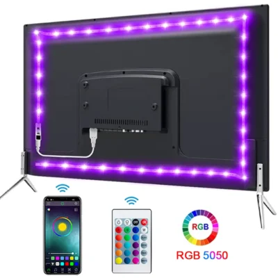 Tape Bluetooth USB LED Strip Light 5050 SMD 5V USB RGB Lights Flexible LED Lamp Tape Ribbon RGB Self-adhesive TV Desktop Diode