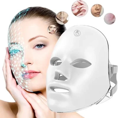7-Color LED Facial Mask — Rechargeable Photon Therapy Skin Rejuvenation Device | Novelys