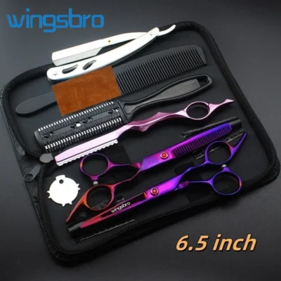 Professional Japanese Hair Scissors Set — Hairdressing Shears & Thinning Scissor Kit | Novelys